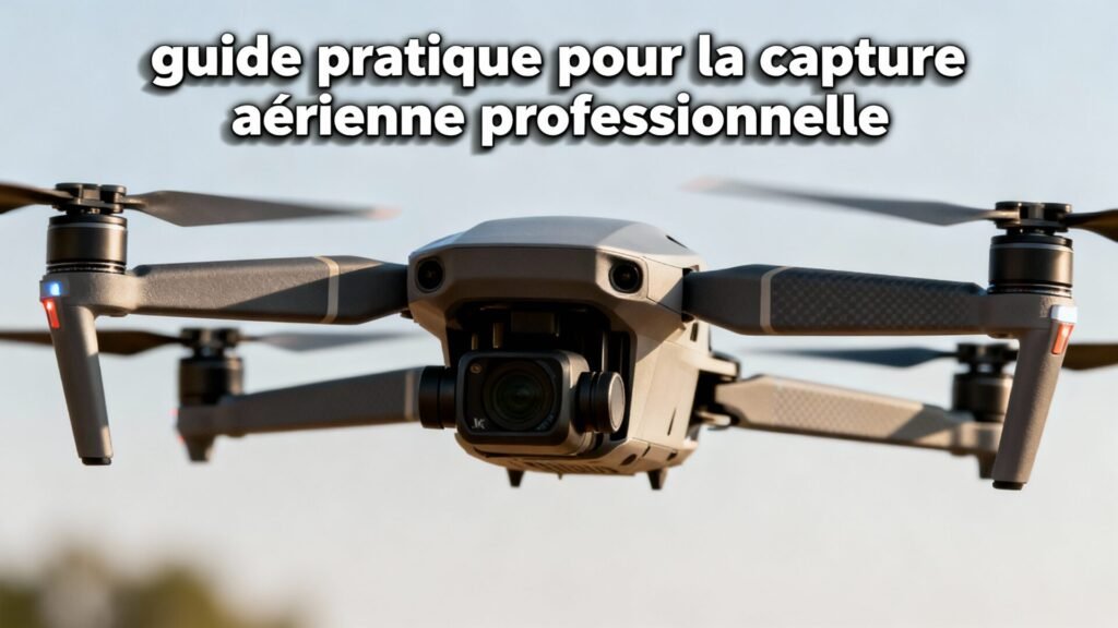 Drone 4k : guide pratique pour la capture aérienne professionnelle avec texte