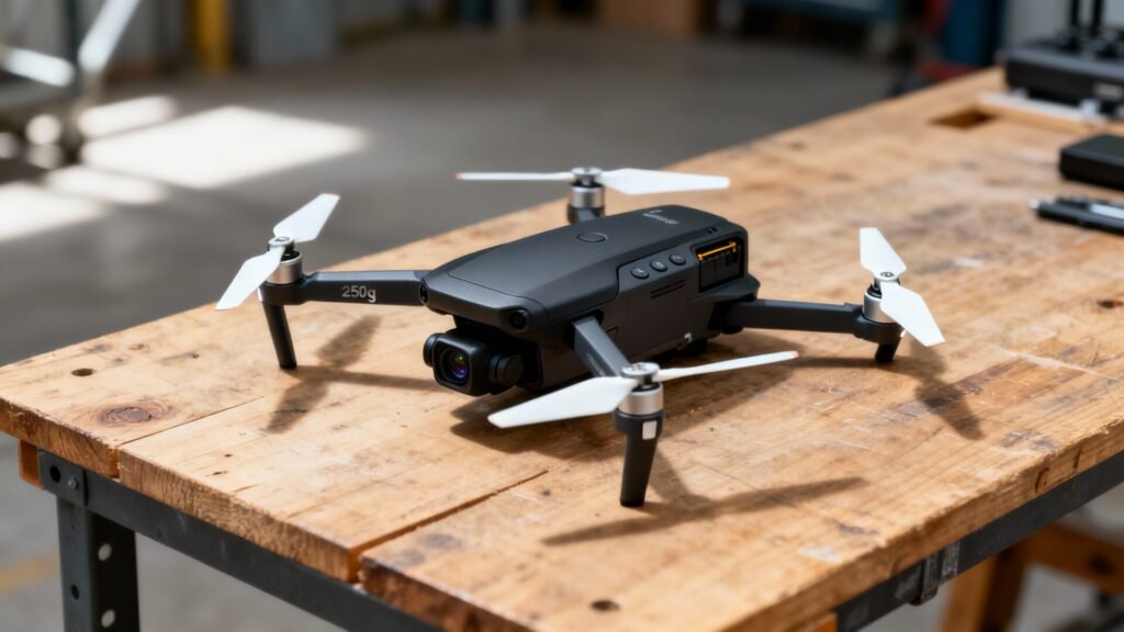 Enregistrement des drones de moins de 250 grammes sans aucun texte