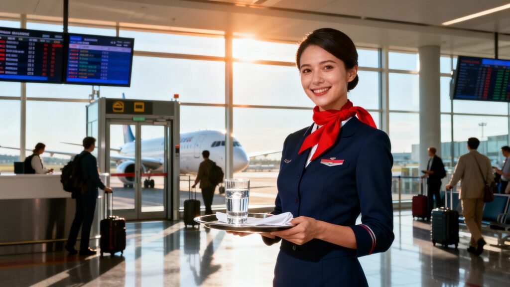 Formation hôtesse de l'air : tout savoir sur le métier et le CCA sans aucun texte