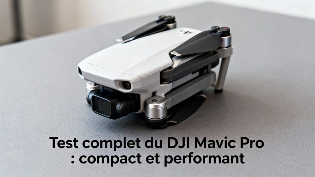 Test complet du dji mavic pro : compact et performant avec texte